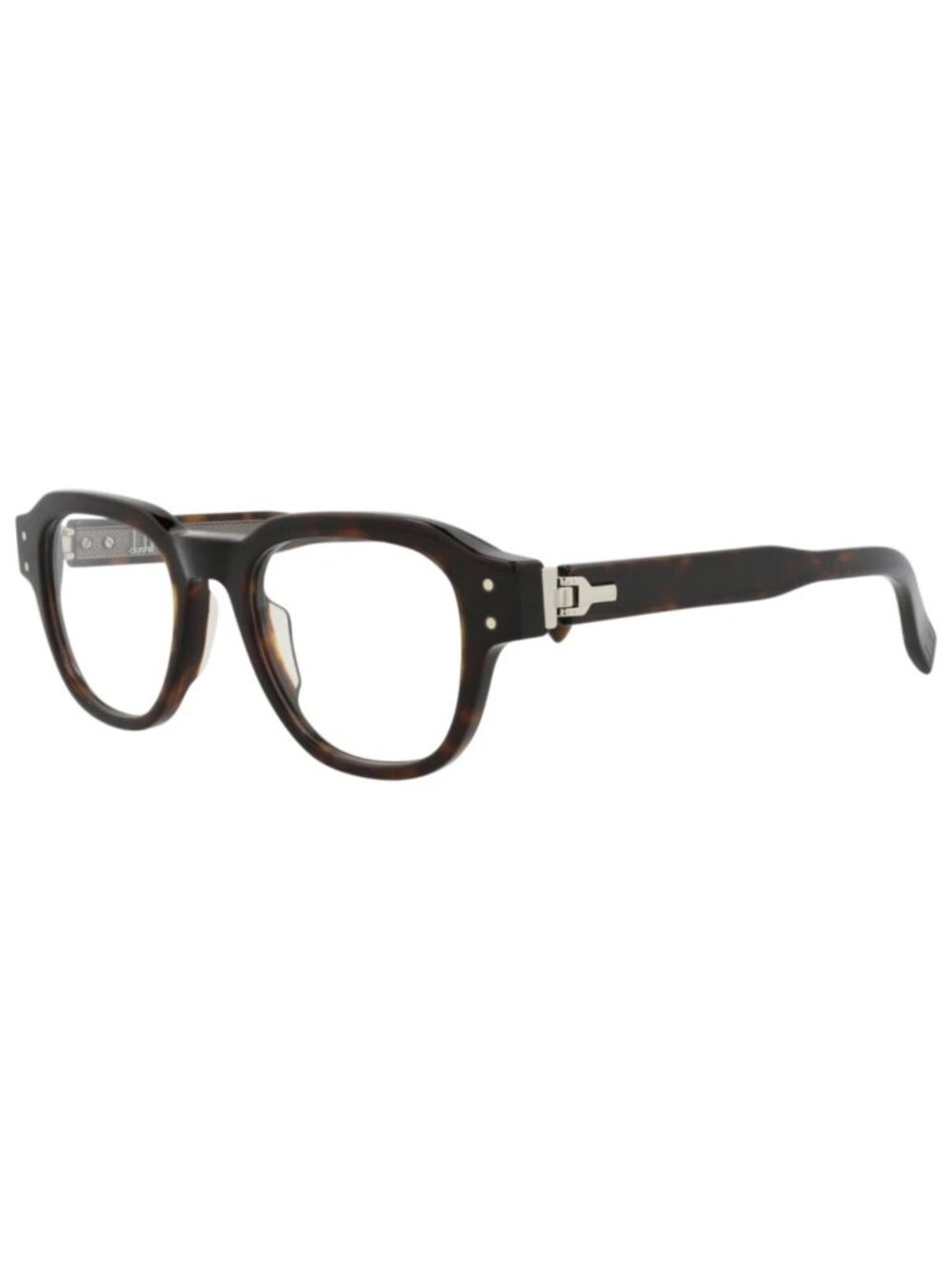 New Dunhill Women's Eyeglasses Round Oval Acetate Frame Mens Havana Havana